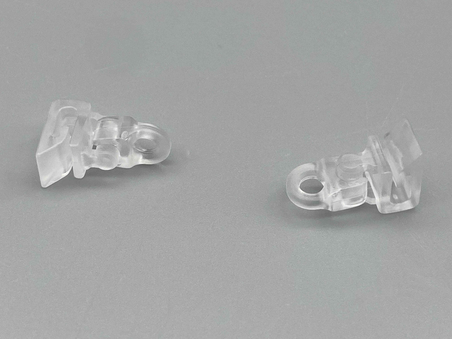 Roman Blind Clip Rings: Clear Plastic Safety Clips (Pack of 10)