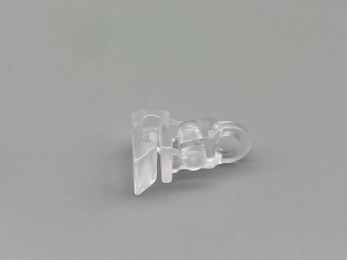 Roman Blind Clip Rings: Clear Plastic Safety Clips (Pack of 10)