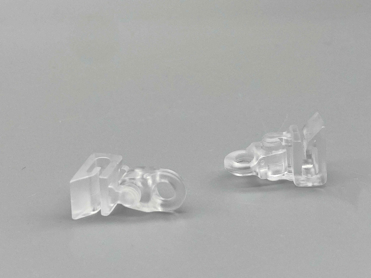 Roman Blind Clip Rings: Clear Plastic Safety Clips (Pack of 10)