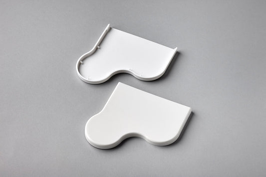 Plastic Covers for Double Brackets for 32mm Roller Blinds - Pair