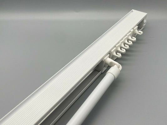 Wand Vertical Blinds Headrail Tracks - Durable Metal Tracks with Wands - Made to Measure