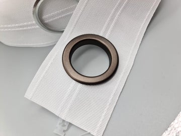 Curtain Rings for Eyelet Tape - Various Colours - Fits Rod Upto 35mm - Pack of 10