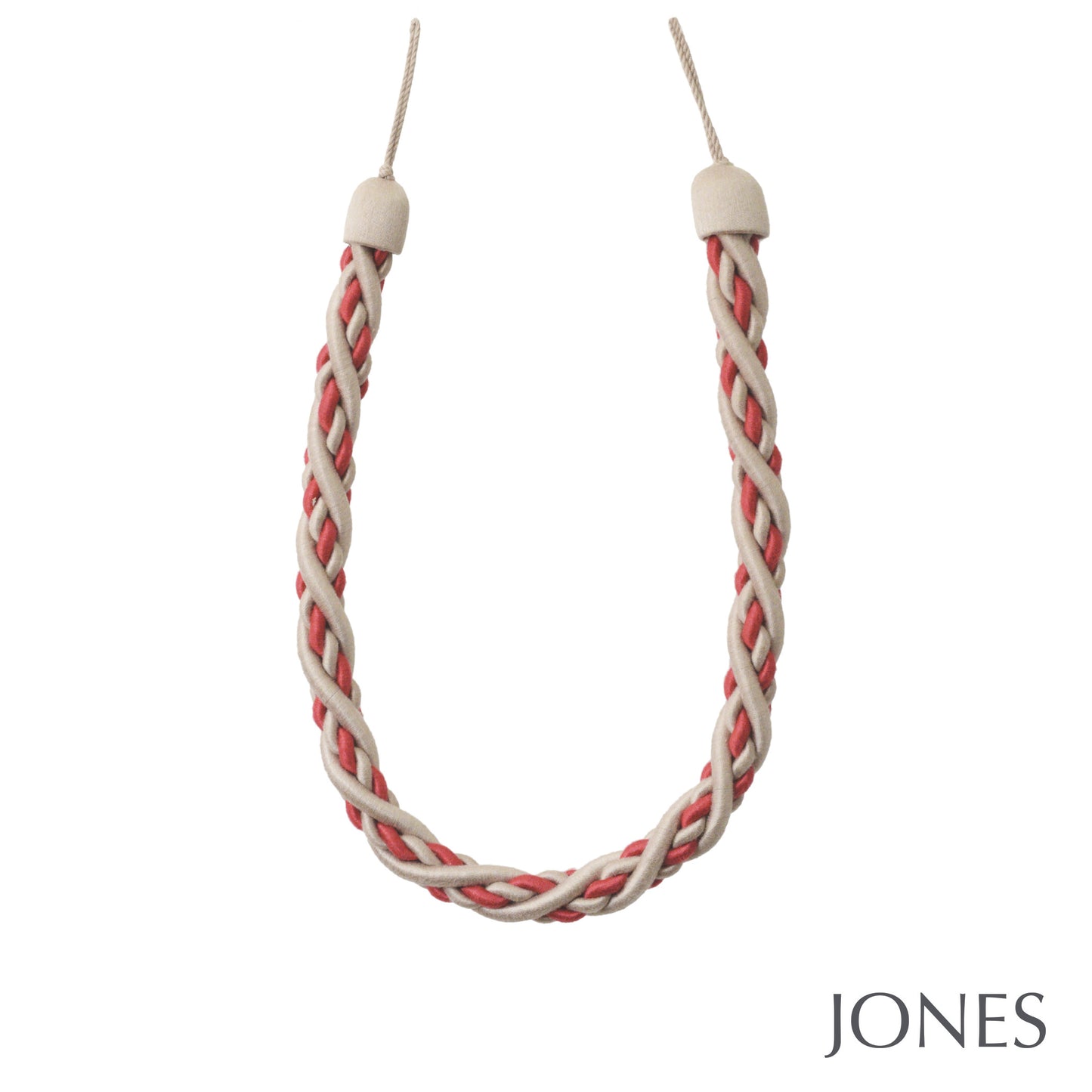 Pair of New England Twisted Contemporary Tie Backs - by Jones® - Pack of 2