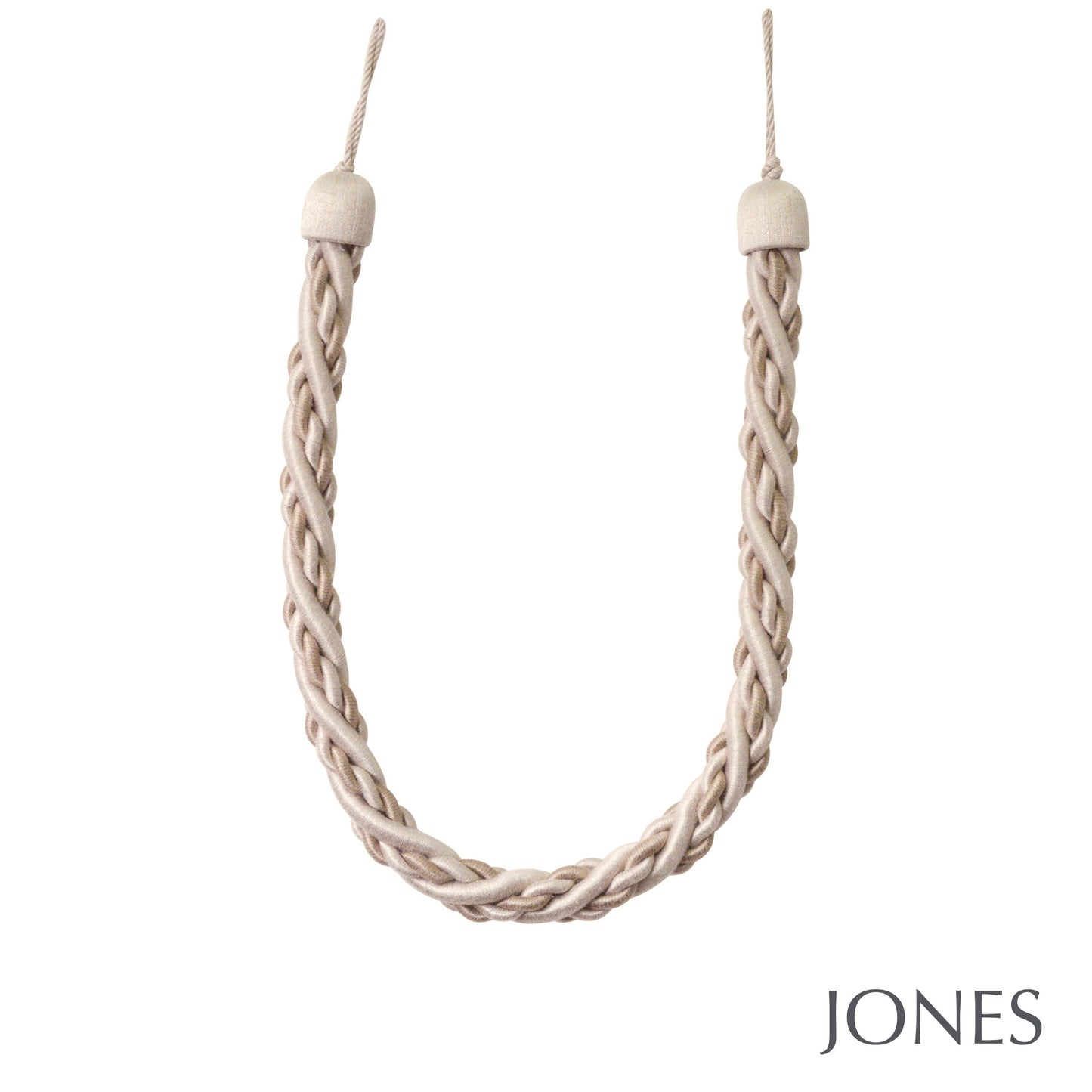 Pair of New England Twisted Contemporary Tie Backs - by Jones® - Pack of 2