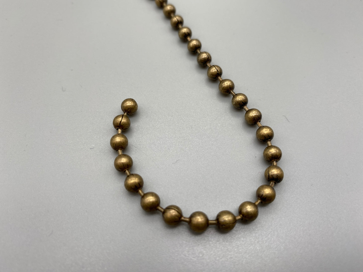 Endless Antique Brass Metal Chain - No.10 Bead Size: 4.5mm Loop