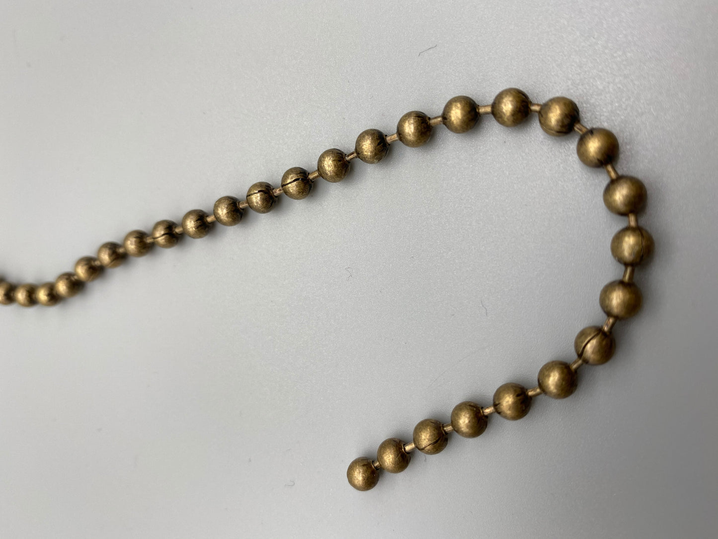 Endless Antique Brass Metal Chain - No.10 Bead Size: 4.5mm Loop