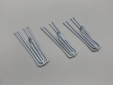 Curtain Short Neck Fork Hooks for Pinch Pleat Blinds - Pack of 10pcs