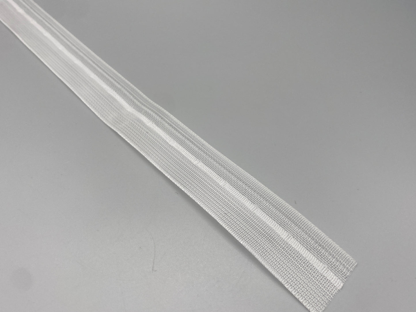 Clear Roman Blinds Lining Tape 27mm Wide - With Loops for Rings - 10meters