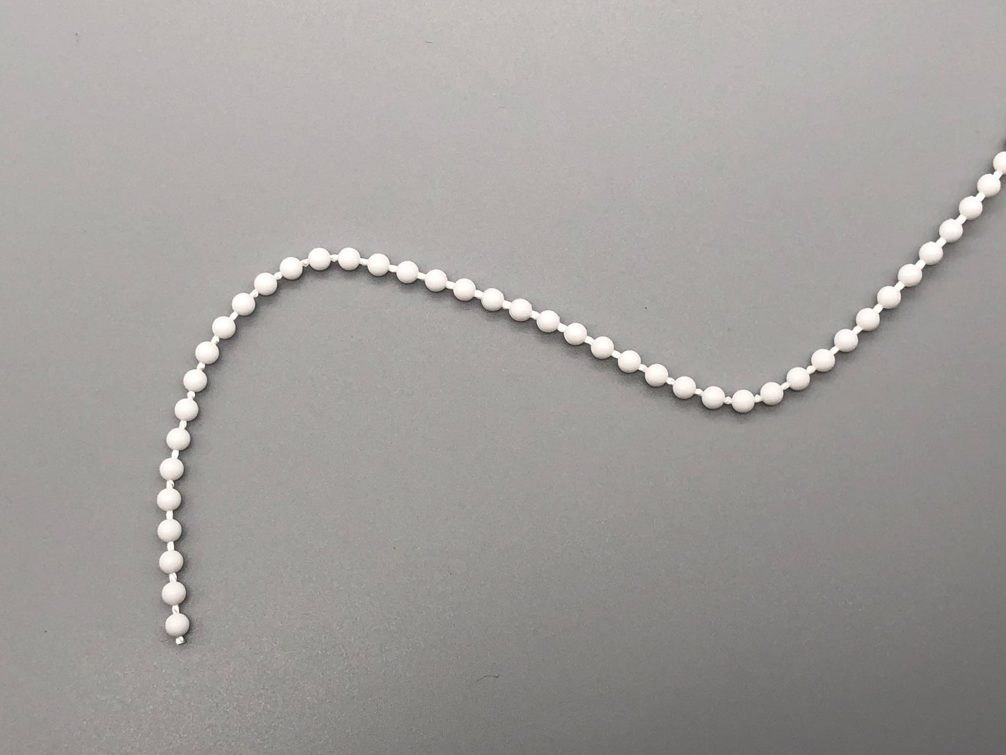 White Plastic Chain for Vertical Blinds