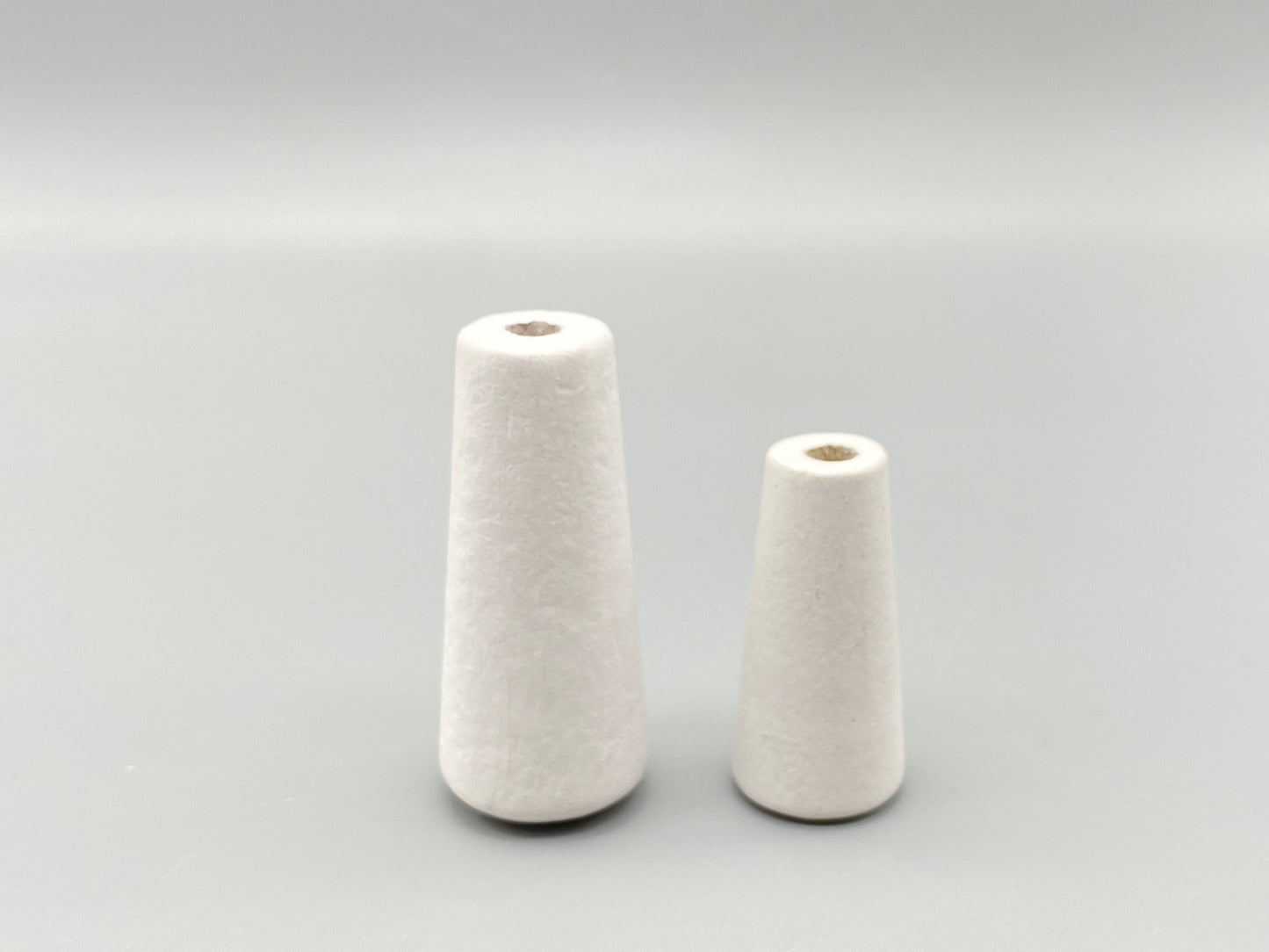 3x Slim White Wooden Blinds Acorns - Cord Pull / Light Pulls - Medium & Large Sizes - Pack of 3
