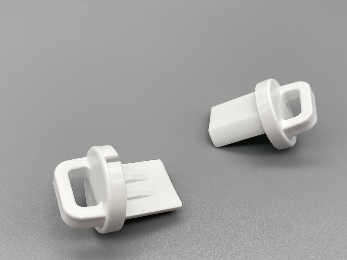 Round Guide Loop Round End Caps With Guide Loop for Roller Bottom Bar - Pack of 4