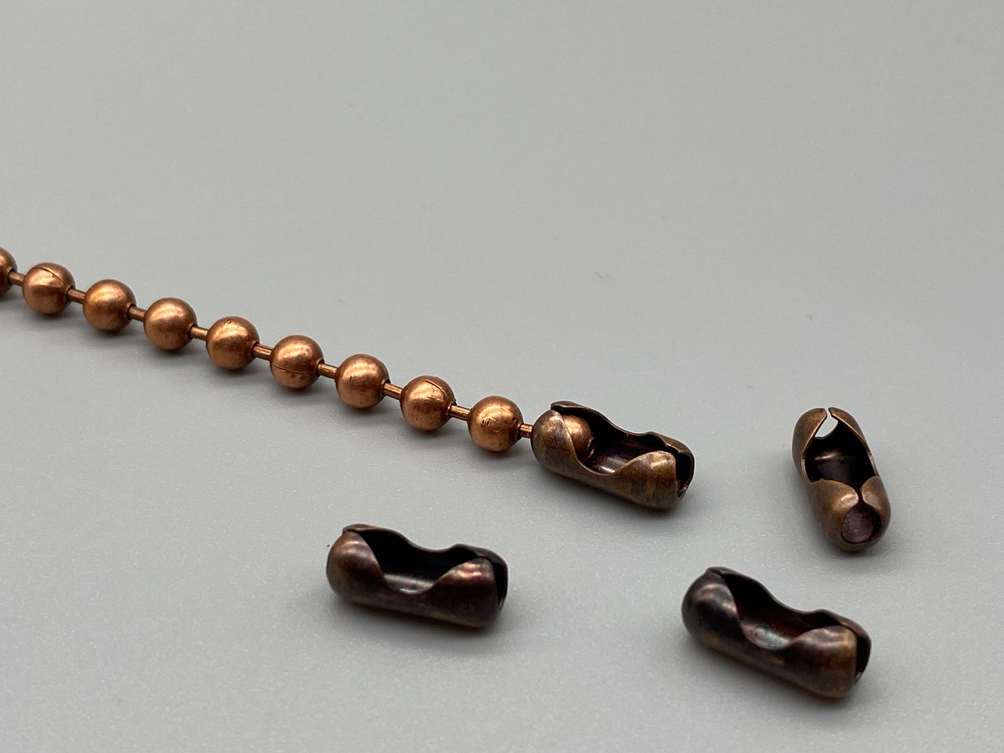 Antique Copper Chain Connectors for No.10 Chain - 5pcs