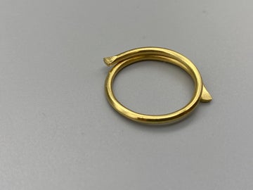 Gold Split Rings - 22mm Inner Diameter - Pack of 50