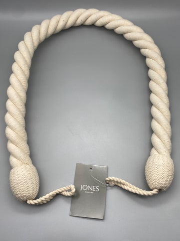 Pair of Cotton Twisted Contemporary Tie Backs - by Jones® - Pair