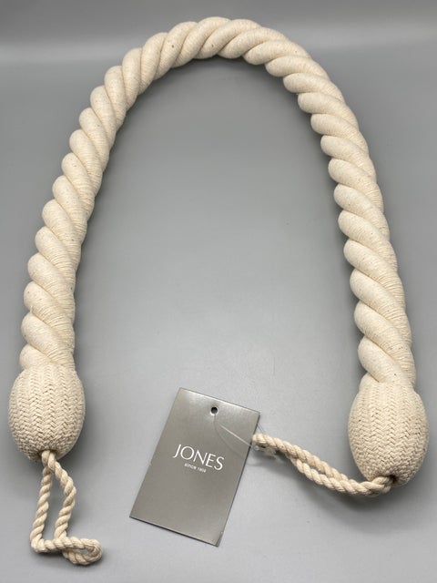 Pair of Cotton Twisted Contemporary Tie Backs - by Jones® - Pair