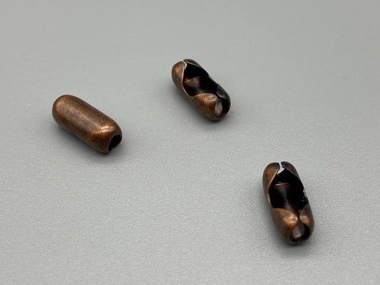 Antique Copper Chain Connectors for No.10 Chain - 5pcs