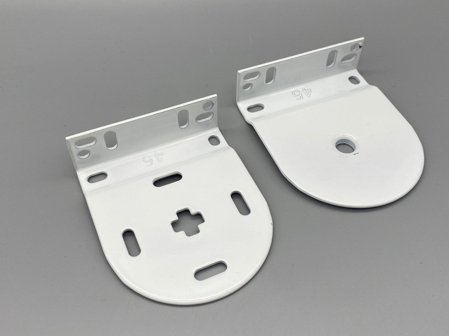 Pair of Replacement Roller Blinds Brackets Set - Metal Brackets - for 45mm System