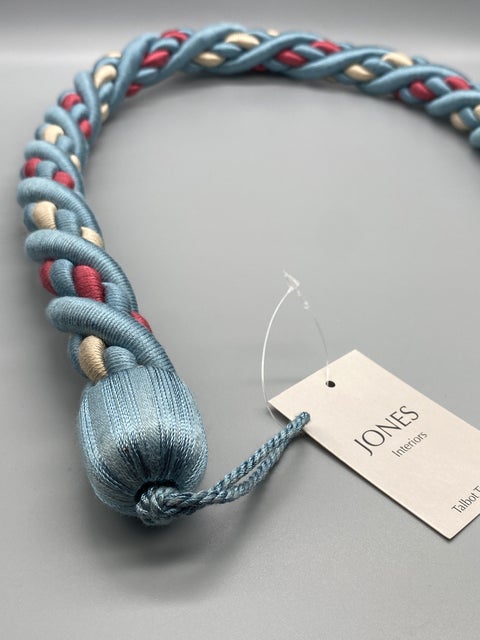 Pair of Bluebell Twisted Contemporary Tie Backs - by Jones® - Pair