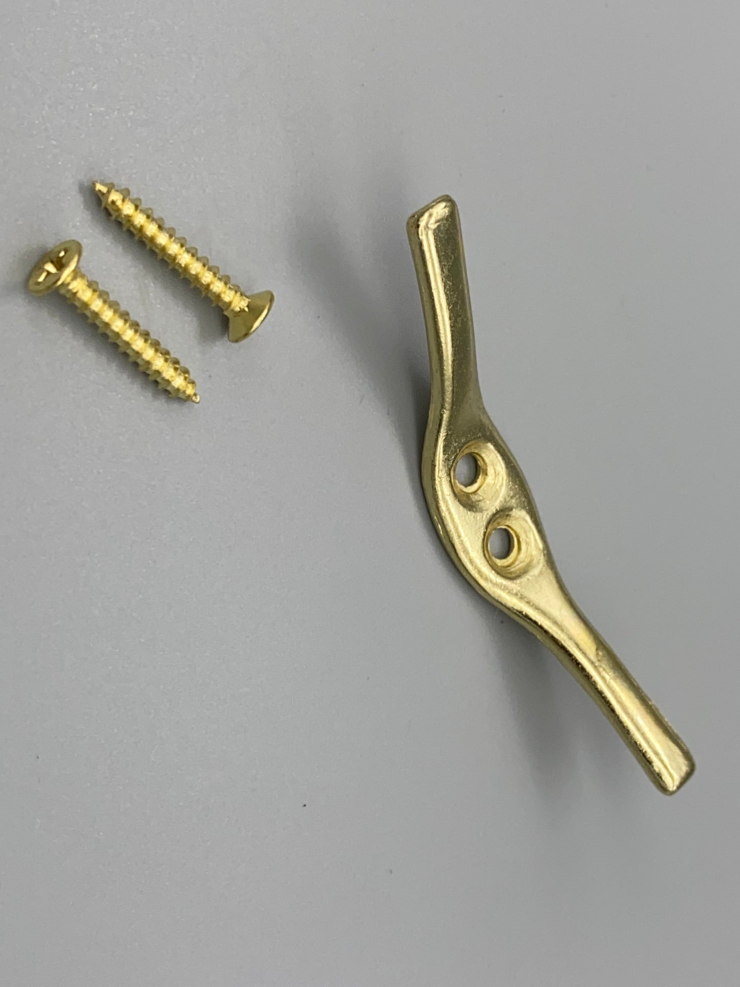 Metal Gold Cord Cleat Safety Device - With Screws - Pack of 3