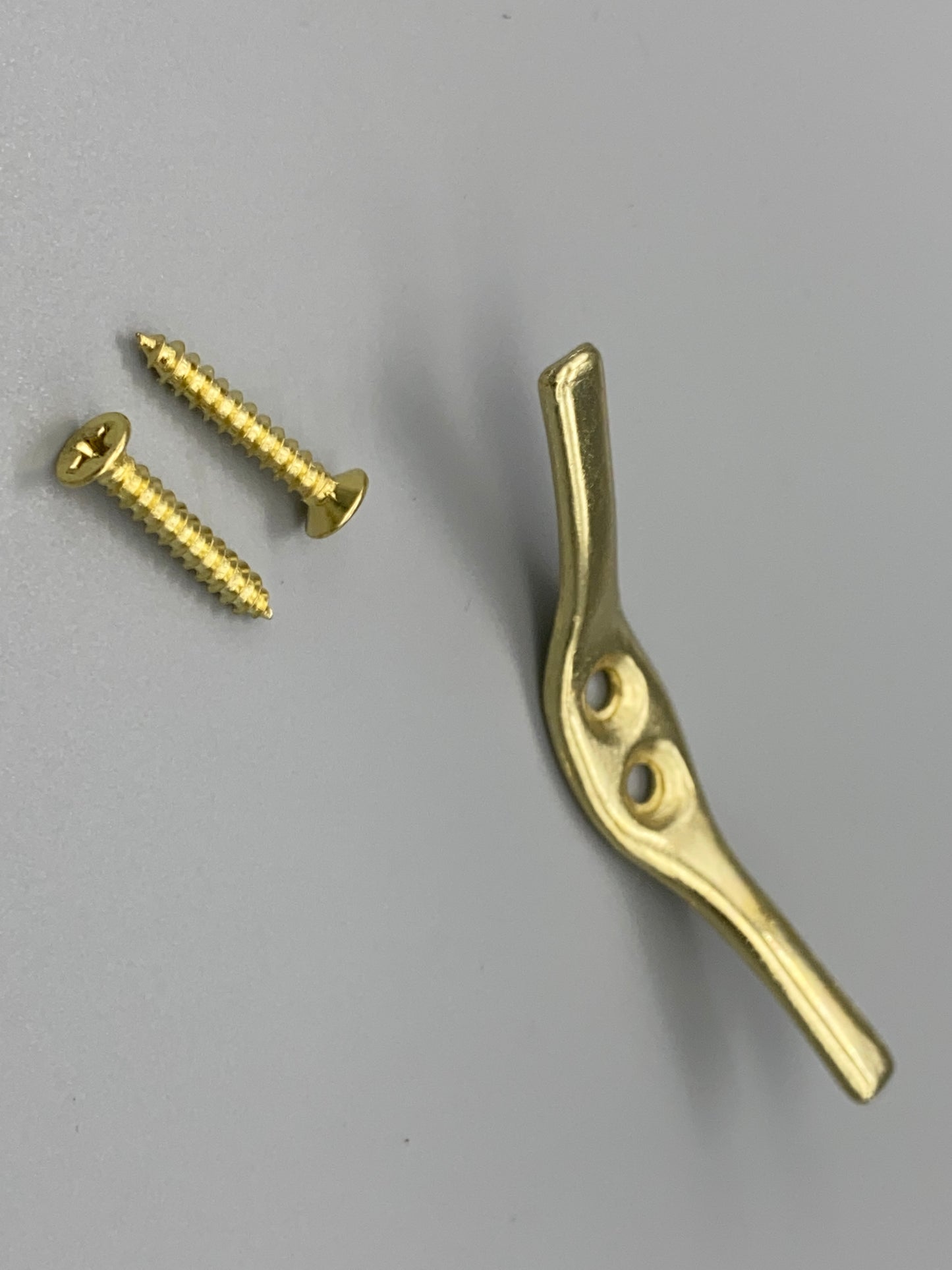 Metal Gold Cord Cleat Safety Device - With Screws - Pack of 3