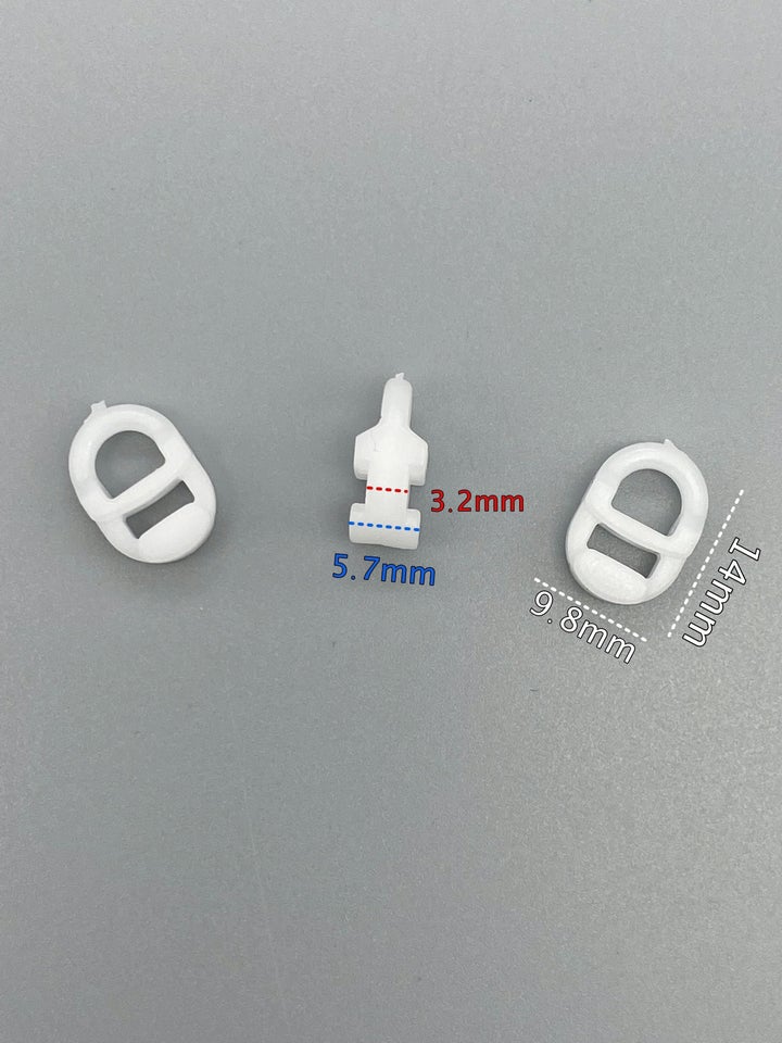 Carriers for Sectional Curtains Tracks Type A - Silent Gliss Compatible - 40pcs