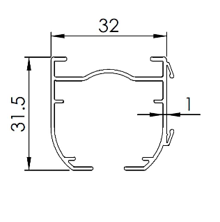 Jones® Roman Blinds Heavy Duty Sidewinder - 1:4 Gear Ratio with Metal Ring