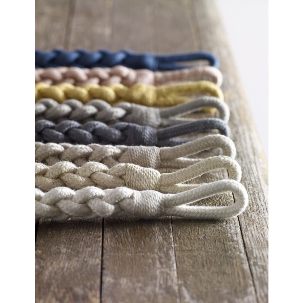 Helston Rope Tie Back with a braided embrace