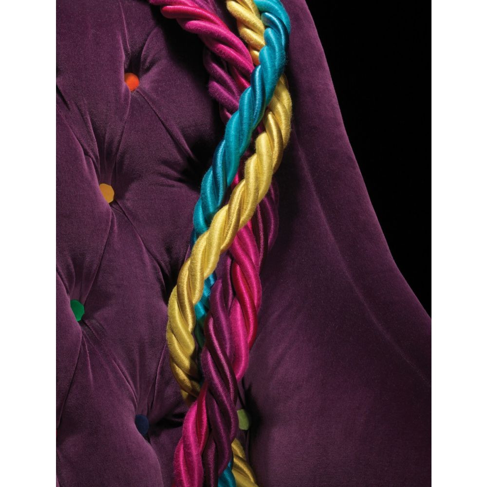 Virage Rope Tiebacks with a Contemporary interwoven satin and silk design